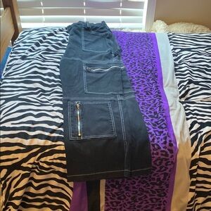 Rue21 Striped Cotton-Blend Pants